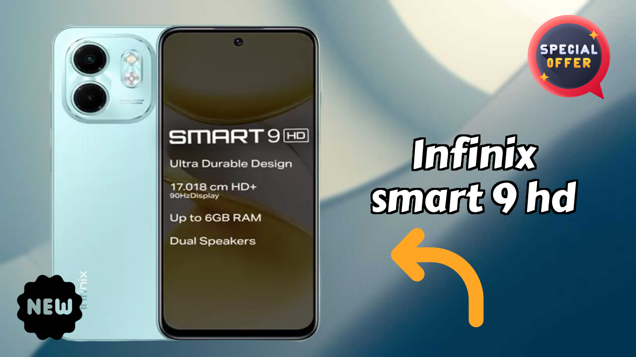 Infinix Smart 9 HD क़ीमत रिव्यु: ₹6,699 अच्छा निवेश?