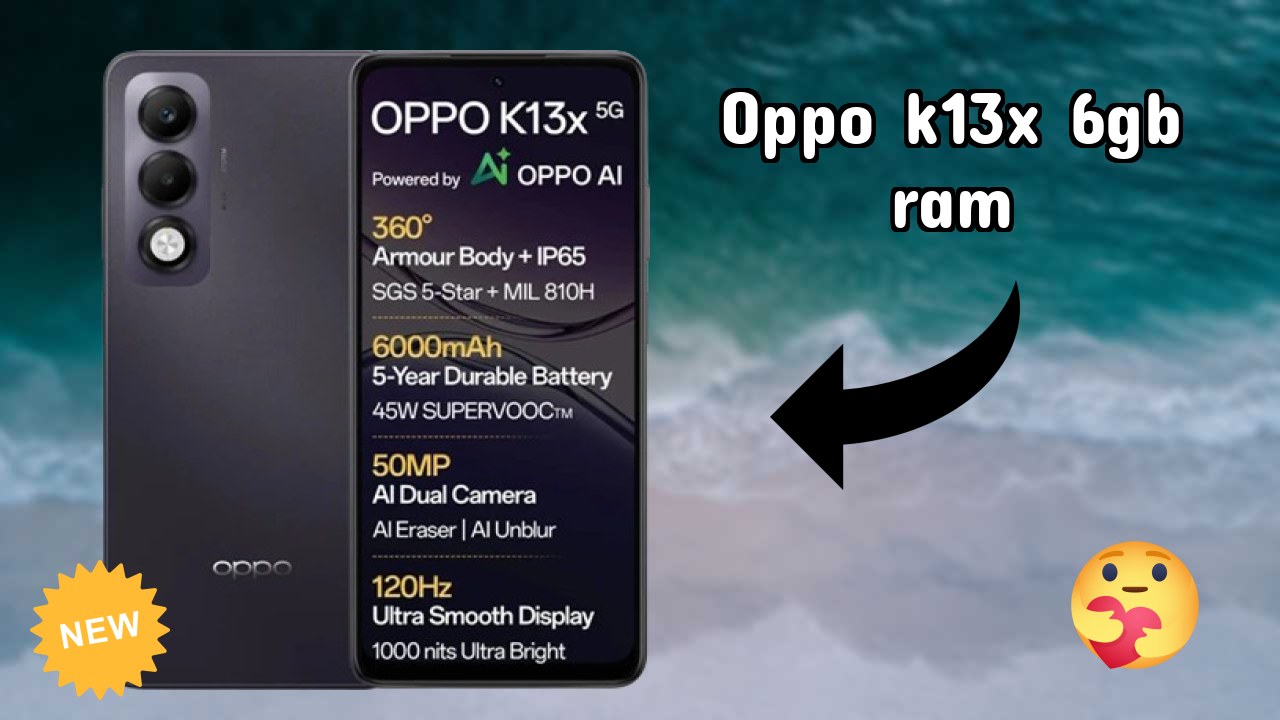 Oppo फैंस अलर्ट: OPPO K13x 6GB RAM कीमत में भारी गिरावट ₹11,999