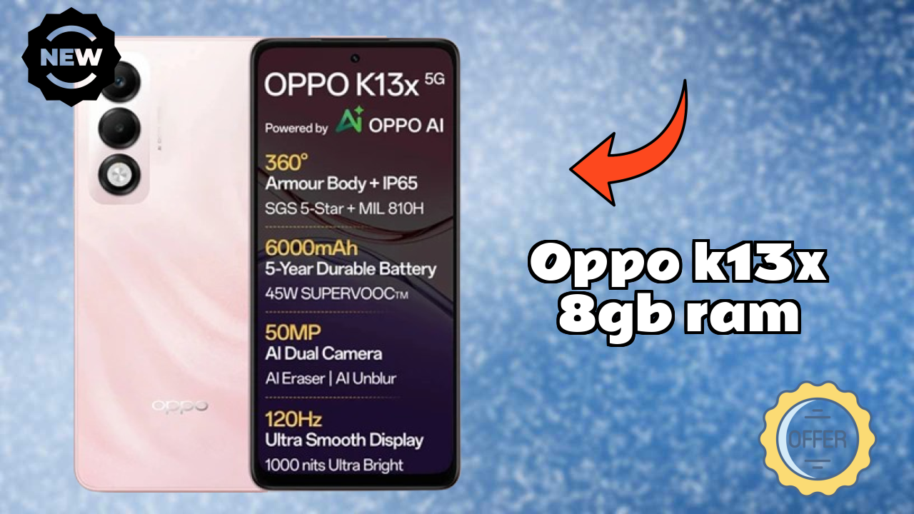 OPPO K13x 8GB RAM प्रोसेसर टेस्ट: MediaTek Dimensity 6300 शो