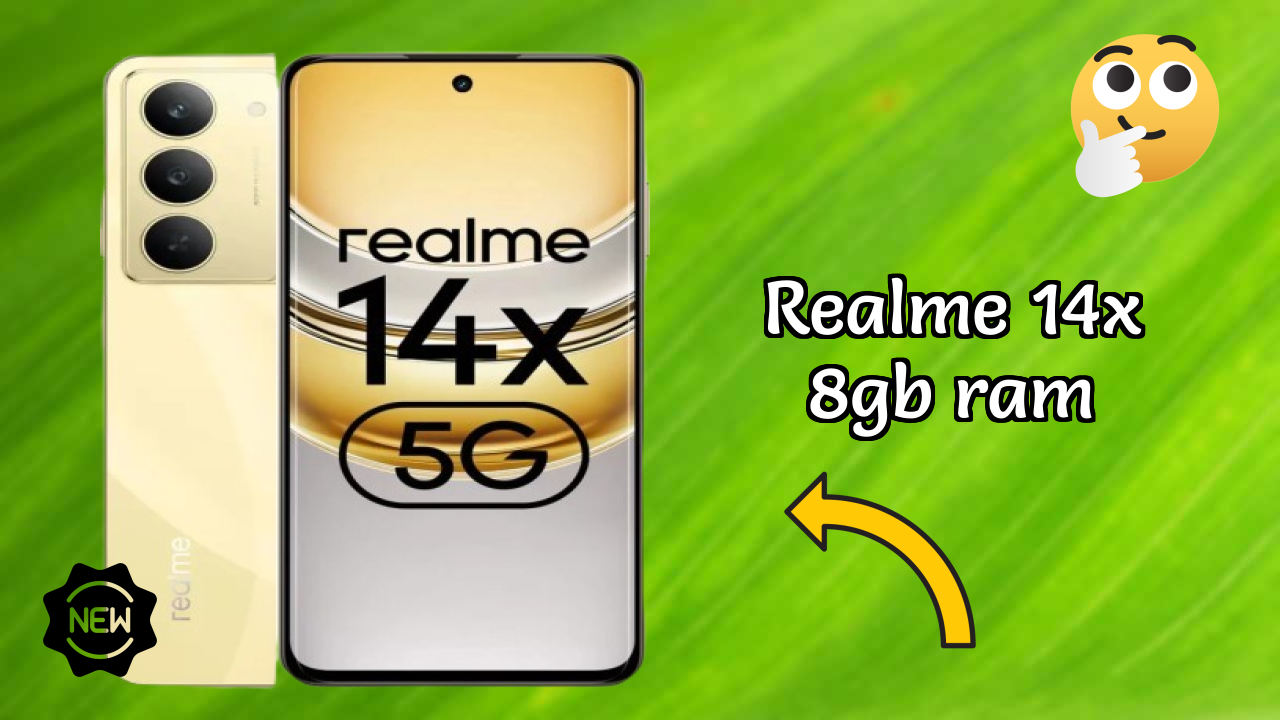 Realme 14x 8GB RAM शो: 8 GB RAM वर्क लोड को हैंडल करती है