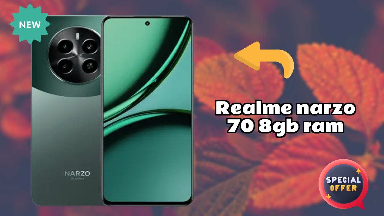 Realme Narzo 70 8GB RAM डिस्प्ले  डिस्कसन: 6.67 Inches (16.94 Cm) क्वॉलिटी