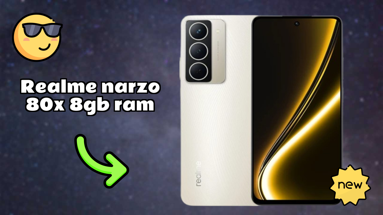 Realme Narzo 80X 8GB RAM शो: 8 GB RAM गेमिंग टेस्ट