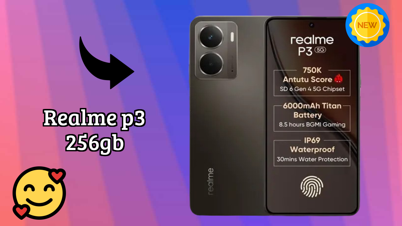 Realme P3 256GB क़ीमत: ₹18,499 - पूरा  डिस्कसन