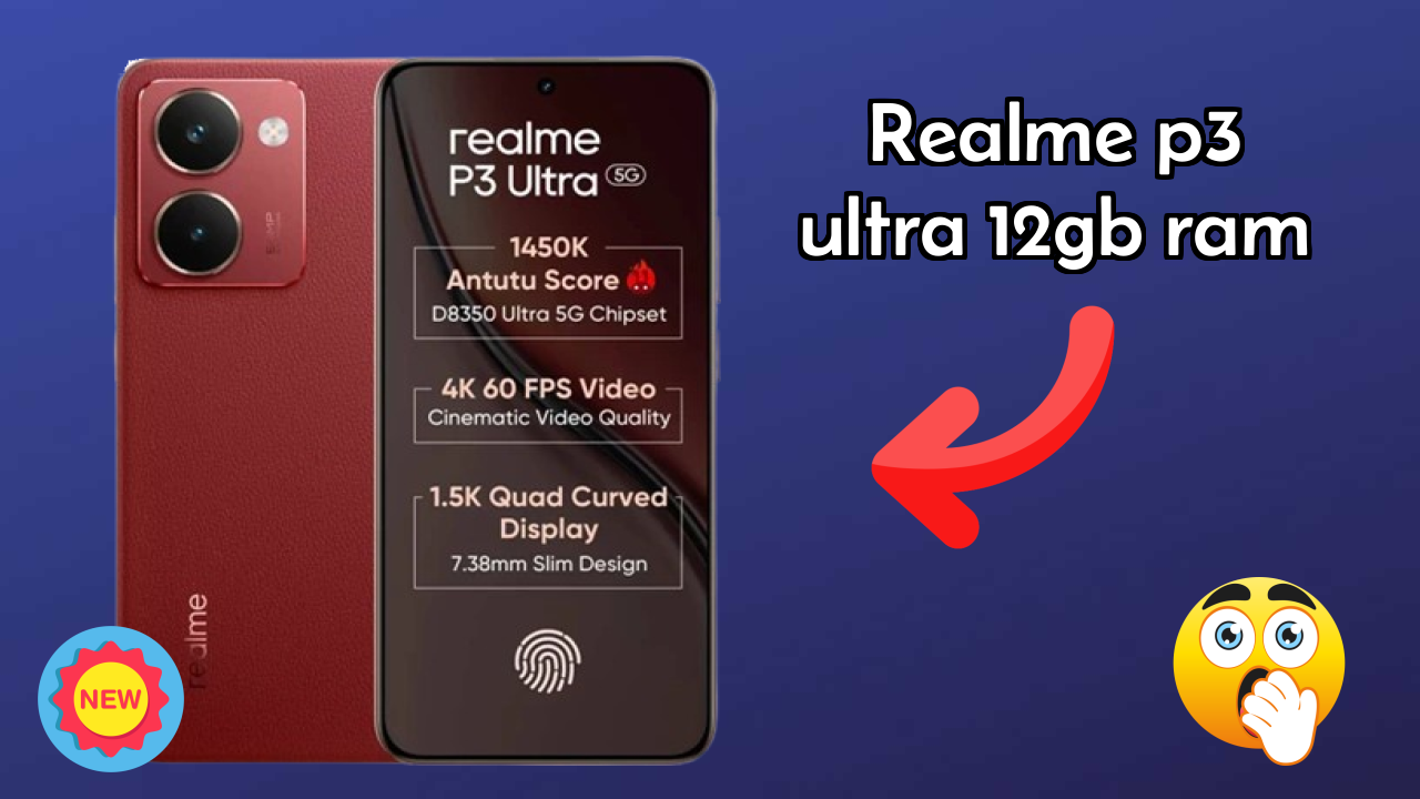 Realme P3 Ultra 12GB RAM डिस्प्ले रिव्यु: 6.83 Inches (17.35 Cm) स्क्रीन टेस्ट